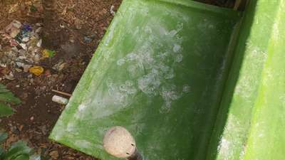 waterproof work(fibreglass lamination) @ puthoor ,kollam  # #