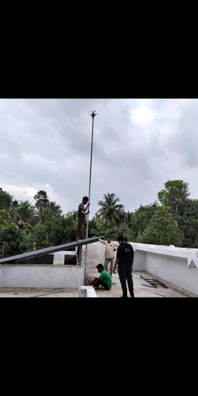 lightning arrester installation at Pathanamthitta  
 #lightningarresterinstallaion  #lightningprotectionsystem  #lightningarreterforhome  #lightningarrester  #lightningforbuilding  #teamslightningarrester