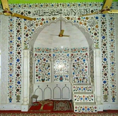 Stone Inlay Handicraft in mosque, gurudwara and temple #DelhiGhaziabadNoida  #delhiinteriors  #mumbaiinteriors  #Haryana