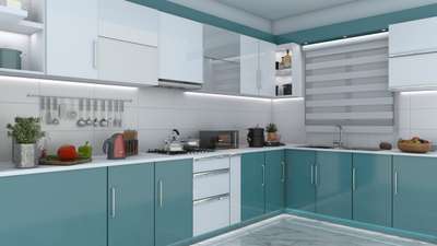 ##kitchen #LShapeKitchen