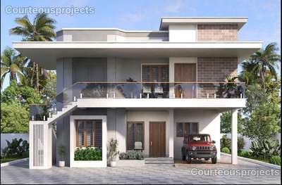 Our New work 
Crafted for Happiness 
 #exterior_Work  #render3d3d  #ElevationHome  #HouseDesigns