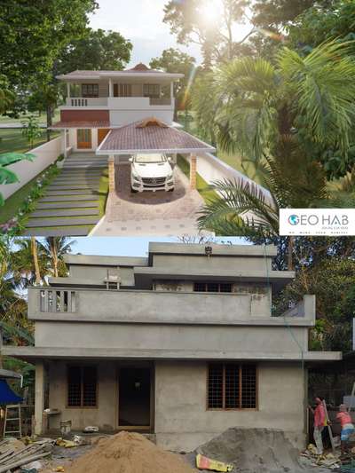 on progress  Chevvoor site 
#keralastyle #homesweethome #HouseDesigns #HouseConstruction #CivilEngineer #Enginers #