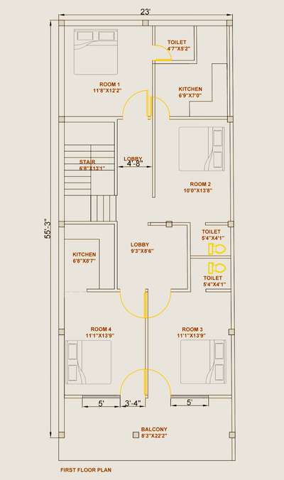 22'x55 House plan Layout  #2DPlans #2Dlayouts #ElevationDesign #ElevationHome