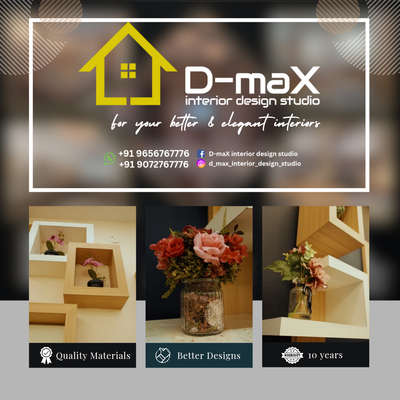 D-max Interior design studio 
for your better & elegant interiors 
#interiordesign   #HouseDesigns  #HomeDecor  #homeinteriors  #homesweethome  #furnitures  #new_home