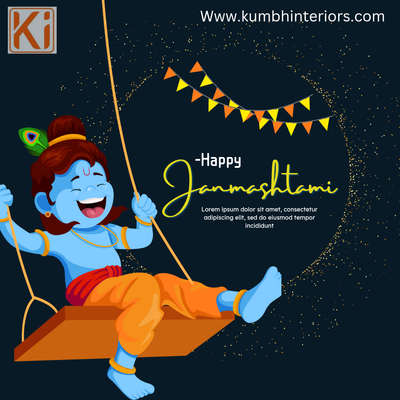 May Lord Krishna's blessings always be upon you and your family. Happy Krishna Janmashtami.
www.kumbhinteriors.com
#InteriorDesigner #kumbhinteriors 
#happyjanmashtami #KRISHNA