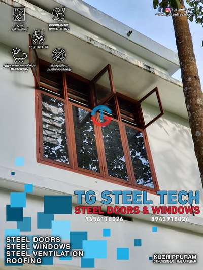 Tata gi steel windows 4 door split design

Tg steel tech steel doors and windows

HIGH QUALITY 16 GUAGE TATA GI 
WEATHER PROOF
FIRE RESISTANT 
TERMITE RESISTANT 
ANTI CORROSIVE TREATED
MAINTENANCE FREE
ALL KERALA DELIVERY 
CUSTOM SIZES AVAILABLE

TG STEEL TECH 
STEEL DOORS
 AND WINDOWS 
KOTTAKAL, MALAPPURAM 
9656118026
8943918026

 #TATA_STEEL  #TATA #tatasteel #TATA_16_GAUGE_SHEET #FrenchWindows #WindowsDesigns #windows #windowdesign #tgsteeltechwindows #metal #furniture #SteelWindows #steelwindowsanddoors #steelwindow #Steeldoor #steeldoors #steeldoorsANDwindows #tgsteeltech
#AllKeralaDeliveryAvailible #trusted #architecture #steelventilation #ventilation #home #homedecor #industry #allkeraladelivery #interior #cheap #cement #iron #tatagalvano #16guage #120gsm #doors #woodendoors #wood #india #kerala #kannur #malappuram #kasarkod #wayanad #calicut #kochi #eranankulam #thiruvananthapuram #bedroom #kitchen #outdoor #living #staicase #roof #plan #bathroom #kollam #dining #kottayam #tris