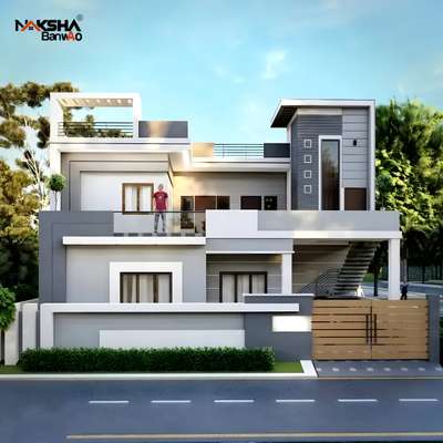 Your home, your story, our design ✨✨✨ 

 #modernhouses  #ElevationHome  #ElevationDesign  #3d  #3DPlans  #3Dexterior  #exteriors  #nakshabanwao  #jaipur