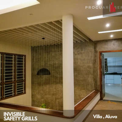 INVISIBLE GRILLS
safety|seamless view|anti bird
#invisiblegrill #proguard
#keralaarchitectures #homeandinterior #BalconyGrills #balconyhandrails 
#HouseDesigns #apartmentdecor #safety