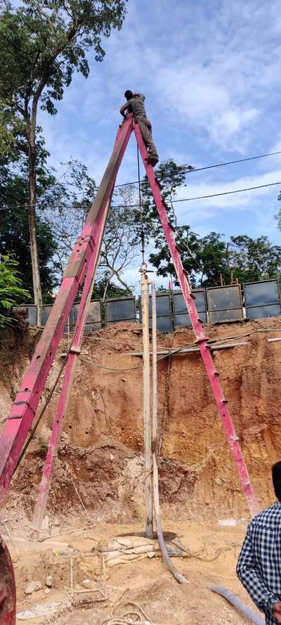 TVM medical college flyover piling works