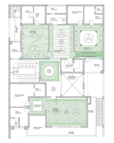 False ceiling drawings at Unboxing Interiors