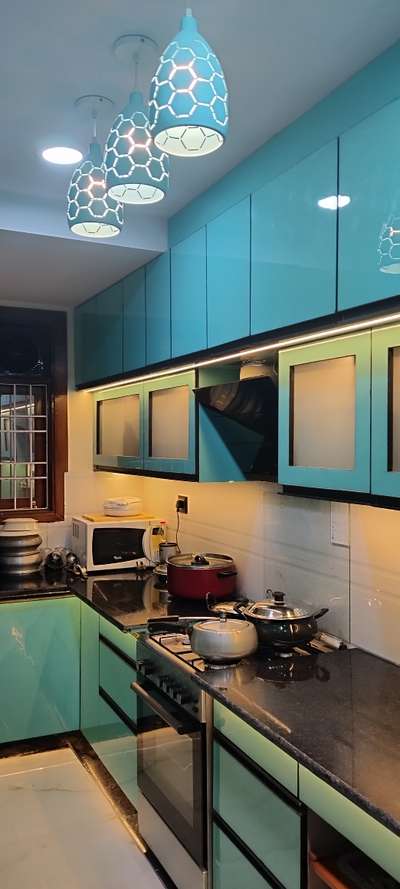 #kitchen #KitchenInterior #ModularKitchen #ledlighting