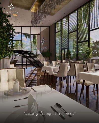 Experience the art of interior design and architecture at our luxurious fine dining restaurant. From the sleek lines of the furniture to the intricate details of the decor, every element has been meticulously crafted to create a sensory journey like no other.
 
dwellcon.in
Live The Experience

#dwellcon #livetheexperience #interiordesign #architecture #restaurantdesign #luxurydesign #homedesign #designinspiration #interiorstyle #decorinspiration #interiordecor #moderninteriors #interiorarchitecture #archilovers #interiorandhome #interiorstyling #luxuryinteriors #restaurantinteriors #architecturedetails #interior4all #restaurantarchitecture #interiorlovers #delhi #gurgaon #noida #gurugram