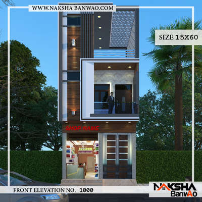 Complete project #Chennai
Elevation Design 15x60
#naksha #nakshabanwao #houseplanning #homeexterior #exteriordesign #architecture #indianarchitecture
#architects #bestarchitecture #homedesign #houseplan #homedecoration #homeremodling #Chennai #india #decorationidea #Chennaiarchitect

For more info: 9549494050
Www.nakshabanwao.com