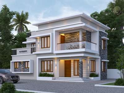 1900 sqft house design  #3d #3dhouse  #home3ddesigns  #Best_designers #3ddesigning