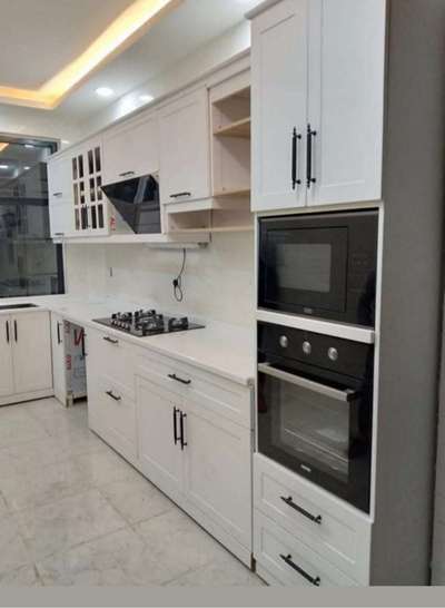 Pu Paint Kitchen with CNC work