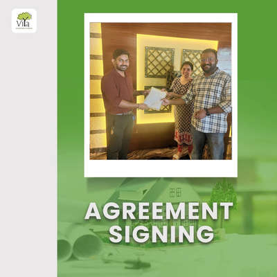 Grateful for the trust! Our latest agreement signing marks another step in delivering stunning designs and quality construction. Let’s build something extraordinary!

#Turnkey Construction
#Kerala Architecture
#Interior And Exterior Design
#Home Building Journey
#Modern Home Design
#Tropical Style Homes
#Kerala Style Homes
#Dream Home Builders
#Custom Home Design
#Construction Company
#New Project Alert
#Home Renovation
#House Design Ideas
#Luxury Home Design
#Building Dream Homes
#Interior Inspiration
#Architecture Lovers
#Kolo App Designs
#Client Trust
#Creative Spaces #kochi #kottayam #thrissur #viyaconstructions #viyabuilders #viya