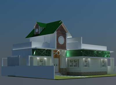 ongoing 1150 sqft residence @ poribazar, kodungallur