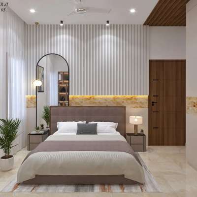 Bedroom Design By 
Mk Design & Consultant Muzaffarnagar 
 #3dinteriordesign  #3Dinterior  #InteriorDesigner  #interiores  #FalseCeiling  #BedroomDecor  #MasterBedroom