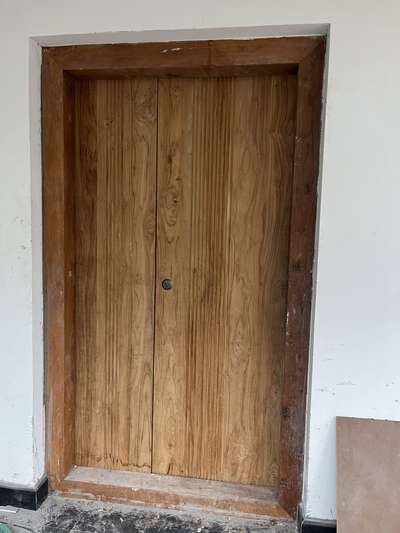 Teak Double Door