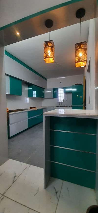 Modular kitchen with 710 marine plywood BWP grade