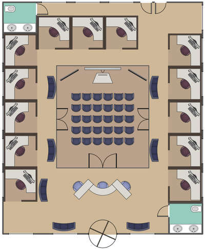 Office Space #plan #officeplan #2DPlans #2doffice #OfficeRoom #cabin #officerenovation