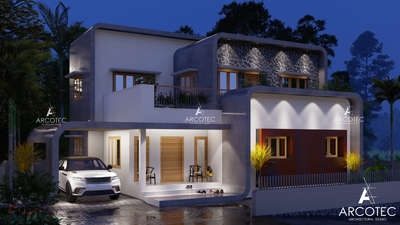 #4bhk #2200Sqft #Architectural&Interior #HouseDesigns #ponkunnam