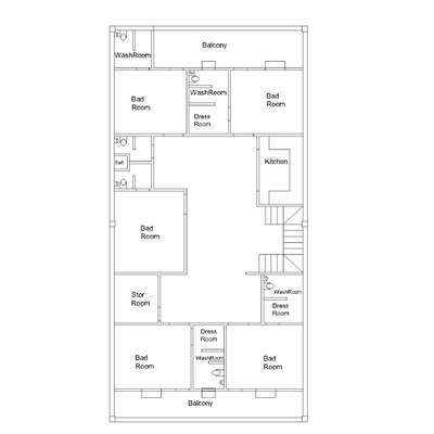 1st floor plan 2d and 3ds 30x60