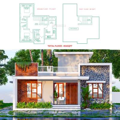 2bhk
groundfloor-771sqft
firstfloor-85sqft
totalfloor-856sqft
name:amal
place-thrissur
 #FloorPlans #2BHKHouse #3dexretiormodeling #below1000sqft  #HouseConstruction  #lowcost #lowbudget