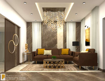 neoclassical inspired interior design at Athani, Thrissur #Architectural&Interior #LUXURY_INTERIOR  #interriordesign #in