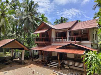 roof tile work completed in chamravattom