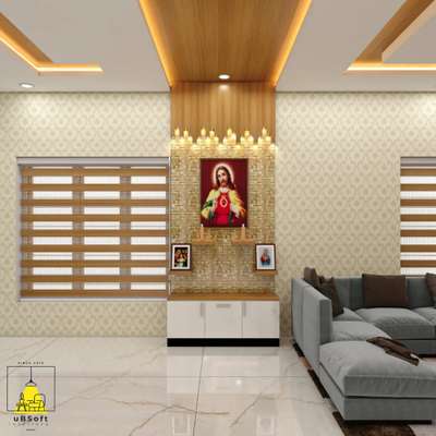 #PrayerCorner  #Prayerrooms  #Prayerunit  #interiordesignkerala  #celling  #GypsumCeiling