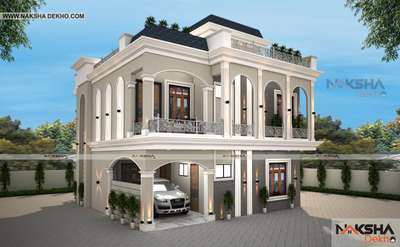 #3d Home design  # Front Elevation