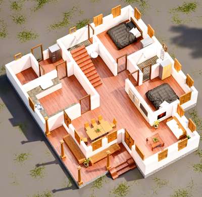 3d Plan views 
Contact : 91 9746764542