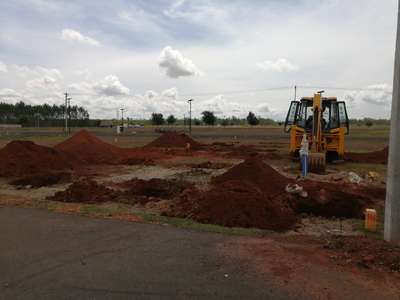 My karakudy { Tamil Nadu} site footing excavation completed