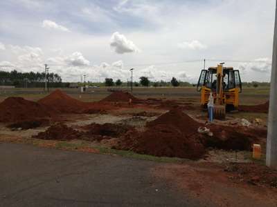 My karakudy { Tamil Nadu} site footing excavation completed