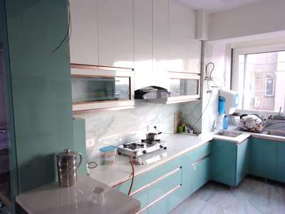 1500 sq feet 
with metirial modular kitchen