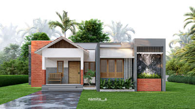 Exterior Residential (1500 Sq Ft)

 #exteriordesigns 
 #architecturedesigns 
 #rendering  #KeralaStyleHouse  #keralahomedesignz