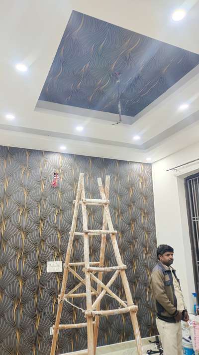 wallpapers and ceiling design and painting works provide..