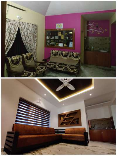 living room simple update. Lampara Interiors.