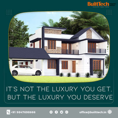 It’s not the luxury you get, but the luxury you deserve!
We offer complete solutions right from designing, licensing and project approvals to completion and maintenance. Turnkey projects, residential construction, interior works and facades are our key competencies. We also undertake commercial and retail projects for construction, glass & steel claddings and interiors.
For more details ,
Contact : 9847698666
Email : office@builttech.in
Visit : www.builttech.in
#construction #luxuryhomedesigns #builders #builder #commercial #commercialbuilding #luxury #contractor #contractors #interiors #interiordesign #builttech #constructionsite #turnkeyconstruction #quality #customhomebuilder #interiordesigner #bussiness #constructionindustry #luxuryhome #residential #hotel #renovation #facelift #remodeling #warehouse #kerala