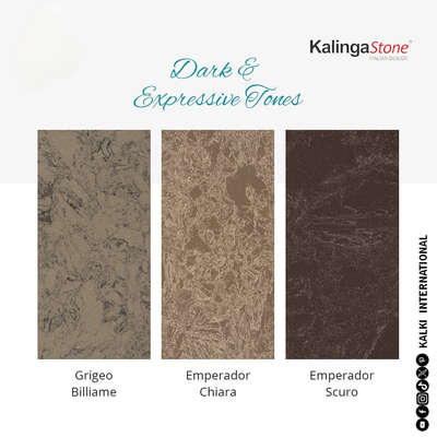 From the Dark and dramatic to the Calm and soothing, our collection encompasses a mesmerizing spectrum of tones that will leave you awe-inspired.

Explore the captivating world of #Engineering marble with us and unlock a realm of beauty, elegance and artistic expression.

#Kalingastone #Engineering marble

*Full body, polished finish.
*Slab size : 304*125cm
*Thickness : 18mm
