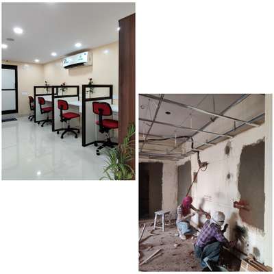 Office Interiors 

Area : 900 sq.ft. 

Watch out the process step by step. 

And the project is successfully completed. 

 #office  #officeinteriors #officespace  #commercialdesign
