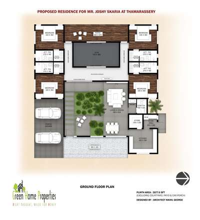 GREEN BUILDING 
A green home is a type of house designed to be environmentally sustainable. Green Home focus on the efficient use of “ energy, water and building materials “. A green home may use sustainably sourced environmentally friendly and recycled building materials. It may include sustainable energy sources such as solar or geothermal, and be sited to take maximum advantage of natural features such as sunlight and true cover to improve energy efficiency.

#FloorPlans  #floorplan  #constructioncompany  #architecturedesigns  #plan