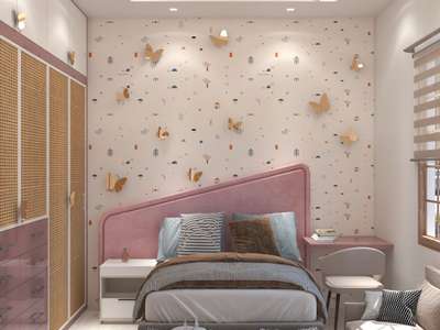 Kids room#interior designer #spacemakeover #newdesignhomes #KidsRoom #samikshathedesigner#mdinterio #dmforinteriors