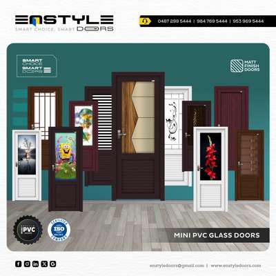 𝗠𝗜𝗡𝗜 𝗣𝗩𝗖 𝗚𝗟𝗔𝗦𝗦 𝗗𝗢𝗢𝗥𝗦🚪

"നിങ്ങളുടെ സ്വപ്നഭവനങ്ങൾക്ക് ചാരുതയേകുവാൻ കുറഞ്ഞ മുതൽ മുടക്കിൽ ലഭ്യമാണ്."

❞𝕄𝔸𝕋 𝔽𝕀ℕ𝕀𝕊ℍ❞

𝘼𝙫𝙖𝙞𝙡𝙖𝙗𝙡𝙚 𝘾𝙤𝙡𝙤𝙪𝙧𝙨: 𝙒𝙝𝙞𝙩𝙚, 𝘿𝙖𝙧𝙠 𝙒𝙤𝙤𝙙, 𝙍𝙤𝙨𝙚 𝙒𝙤𝙤𝙙 & 𝘽𝙧𝙤𝙬𝙣


















EnStyle Doors🚪

#enstyledoors #pavaratty #thrissur #kerala

#doors #pvcdoors #upvcdoors #wpcdoors #windows #designerdoors #glassdoors #stylishdoors #decorativedoors #upvcwindows