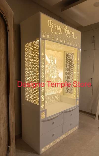 Designer Corian Temple 3D Om Shiv parivar with side jali  #shiv #mandirdesign  #InteriorDesigner  #Architect  #architecturedesigns  #Contractor  #Carpenter  #WallDecors  #carving   #cncwoodcarving  #cncwoodrouter  #HouseDesigns  #Architectural&Interior  #interiorpainting  #buldingdreamhome  #buldingproductes  #Plywood  #TeakWoodDoors    #3d  #wood+ss+glass  #corianmandir  #coriantemple  #corianacrylic  #solidsurface