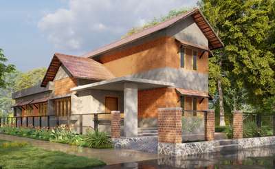 RESIDENCE PROPOSAL AT NILAMBUR
client : vipin
area : 1700 sq.ft
stage : proposal
 #tropicalhouse   #tropicalmodern  #KeralaStyleHouse  #keralastyle  #keralaarchitectures  #new_home  #NewProposedDesign  #designproposal #nilambur  #kerala