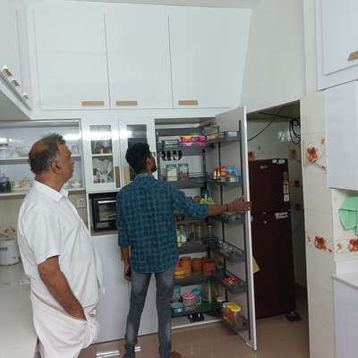 #KitchenCabinet #KitchenRenovation #ModularKitchen kitchen renovation completed @pattambi material multiwood +laminate