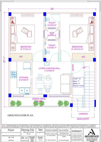 Floor plan for mr. faiz, Bihar.
 #architecturedesigns  #Architect  #HouseDesigns  #20x50houseplan  #houseplan  #nakshamaker  #gharkenakshe  #elvation  #render3d3d  #2DPlans  #2dDesign  #2ddrawing