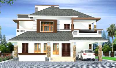 House Details

Ground floor & First floor ( Total Area ) - 3246 square feet.
Bedroom - 4, Bathroom - 5.
facilities;
Sitout, office room,Car Porch, Living, Dining, Modular Kitchen, Fire Wood Kitchen, Store Room, Courtyard, Upper Living & Balcony ......etc.
Client : Iqbal 
Location : thamarasseri,kozhikode.
Engineer : Sreejith